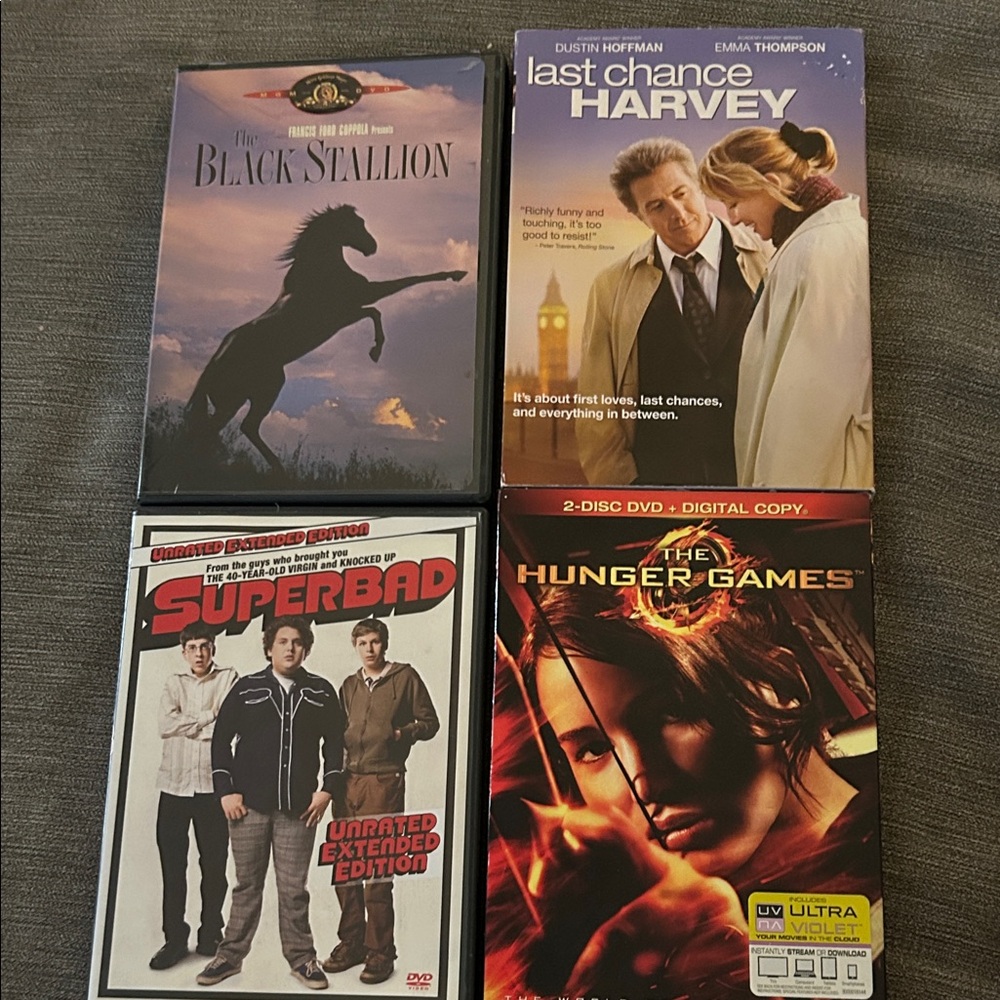 DVD Movie Collection - Set of 4